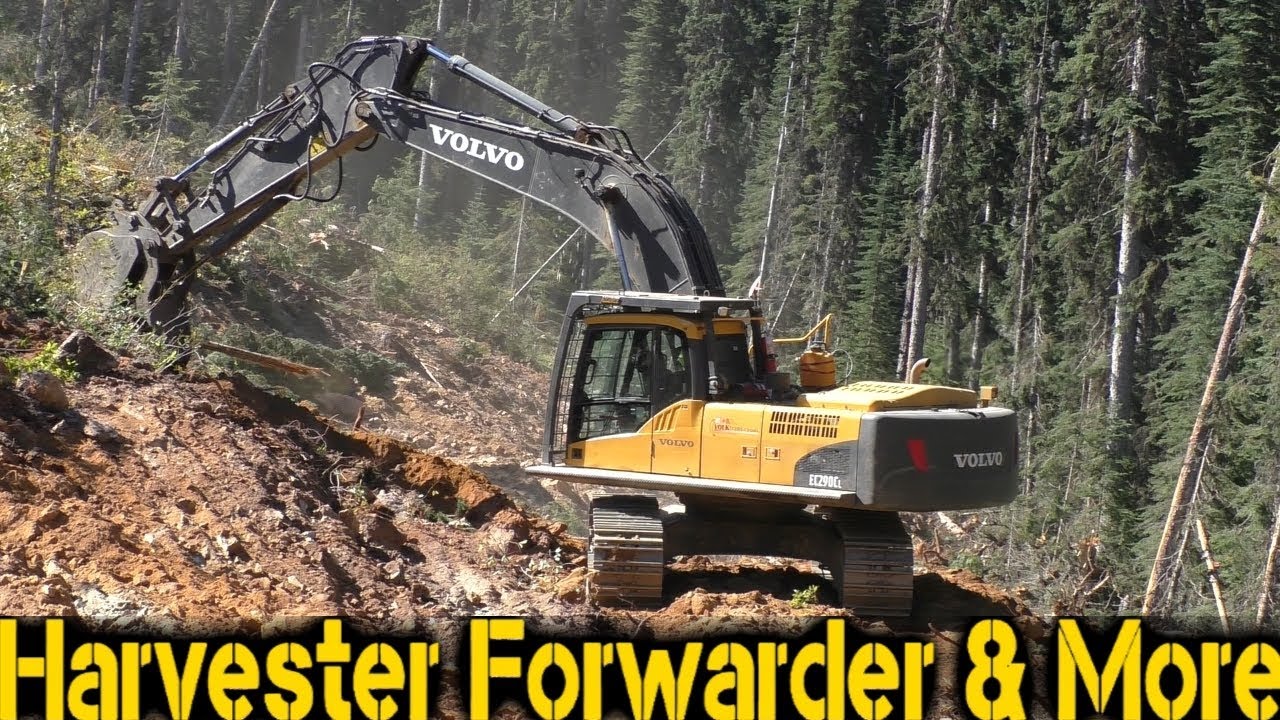 Volvo EC290CL | Building a Logging Road | Northamerica Tour '17