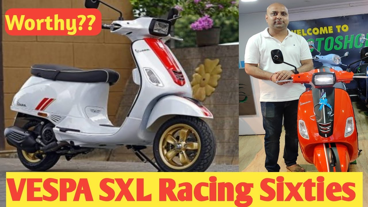 VESPA SXL Racing Sixties Review! #vespa #scooty #2023
