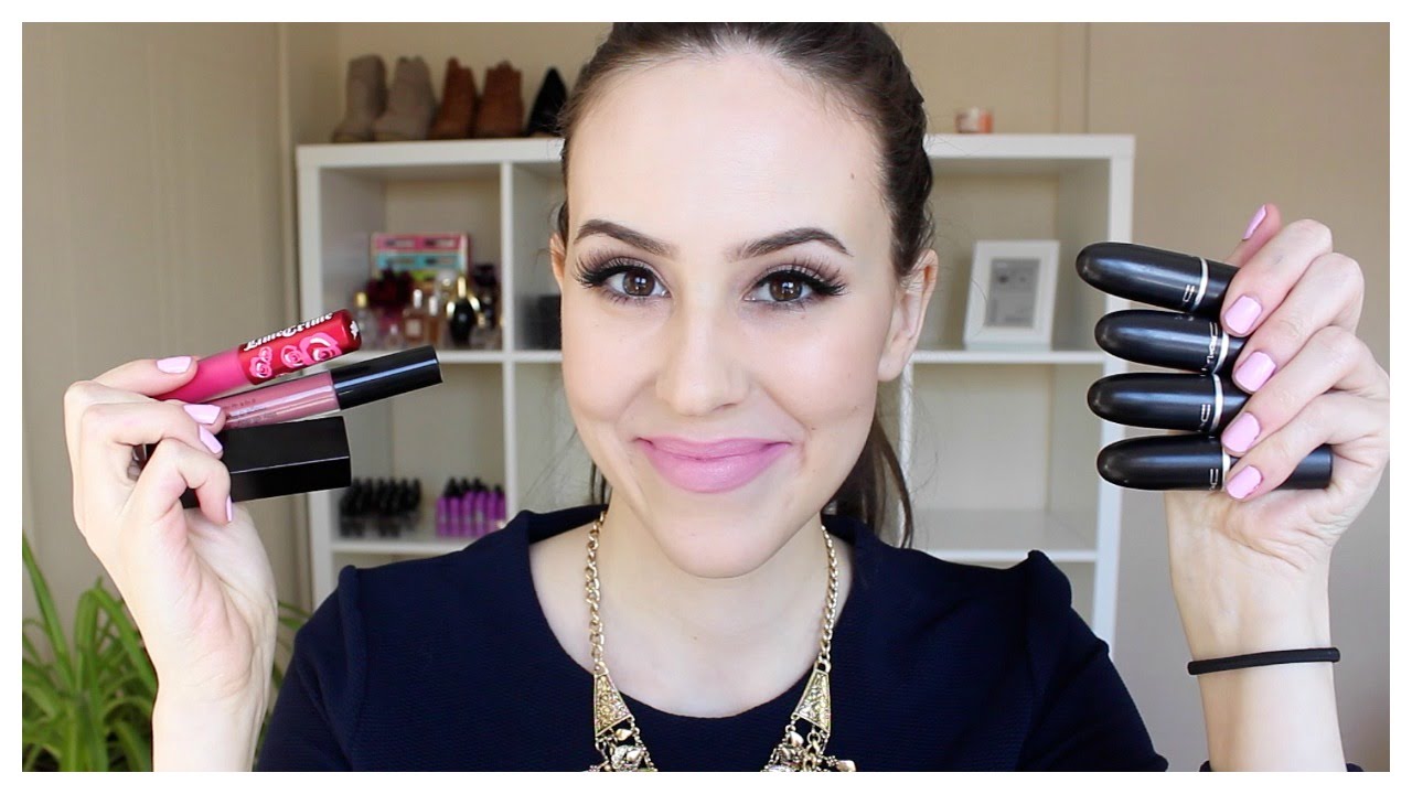 Top 10 Favorite High End Pink Lipstick + Lip Swatches - MAC, NARS