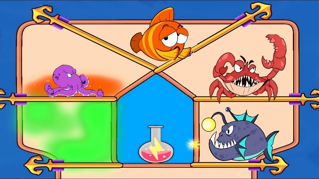 Save the Fish |Pull The Pin |Fish Pin Game |Android Gameplay Walkthrough |Part 47 level 1300 to 1340