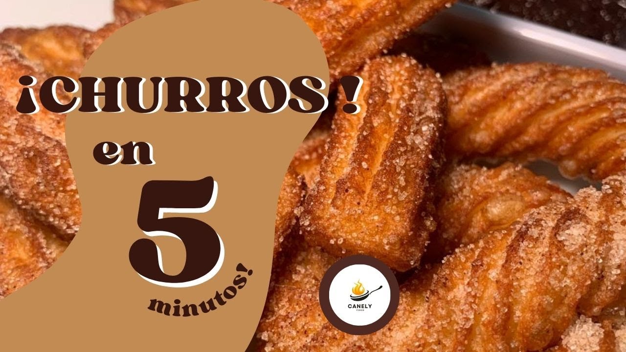 ¡Churros Caseros Fáciles y Deliciosos! Receta Paso a Paso