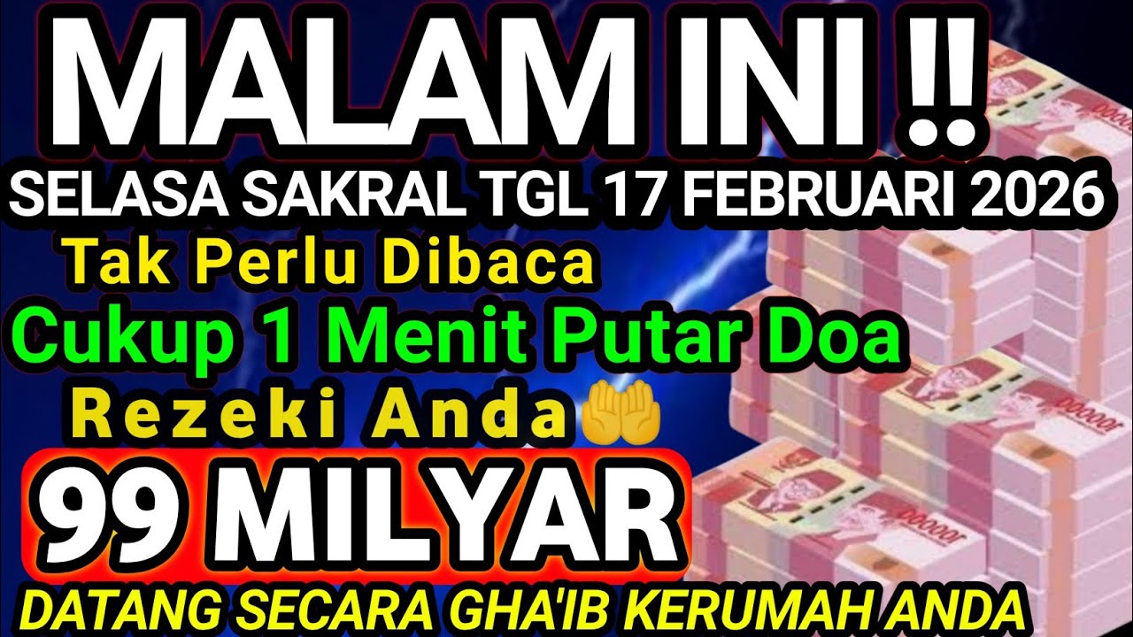 PUTAR SAMBIL TIDURAN✅UANG DATANG SENDIRI KERUMAH ANDA MELALUI MALAIKAT MIKAIL~doa penarik uang