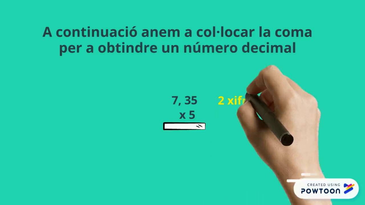 Multiplicaci&oacute; d'un n&uacute;mero decimal