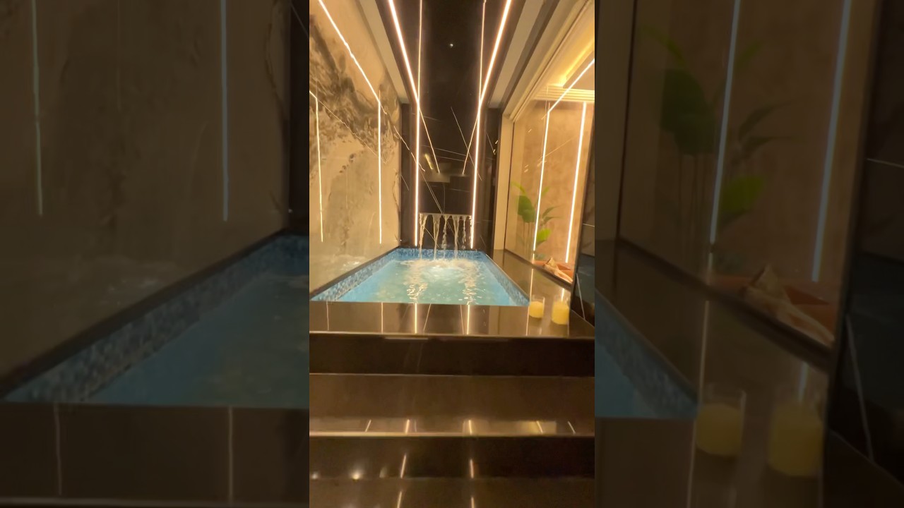 Luxury Bedroom with Swimming pool | 1 kanal super luxurious house for sale in dha lahore #luxurylife