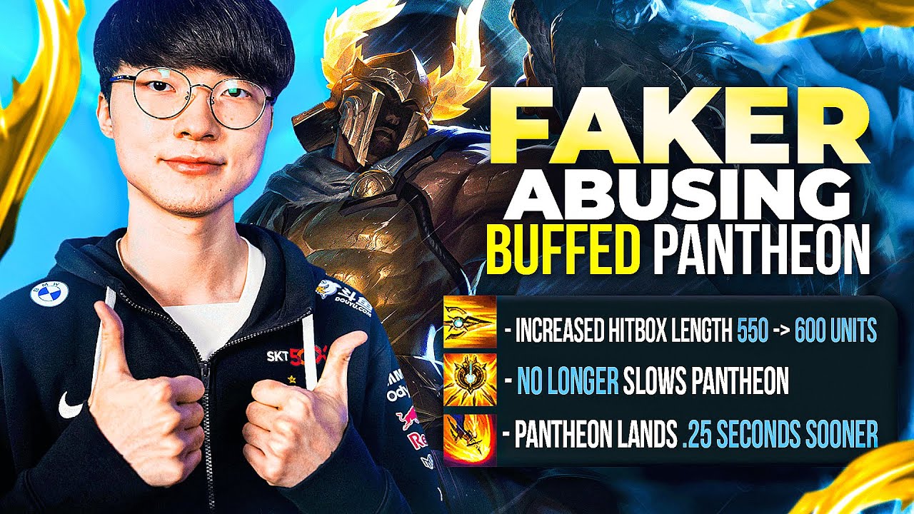 Faker ABUSING Buffed Pantheon! *NEW META???*