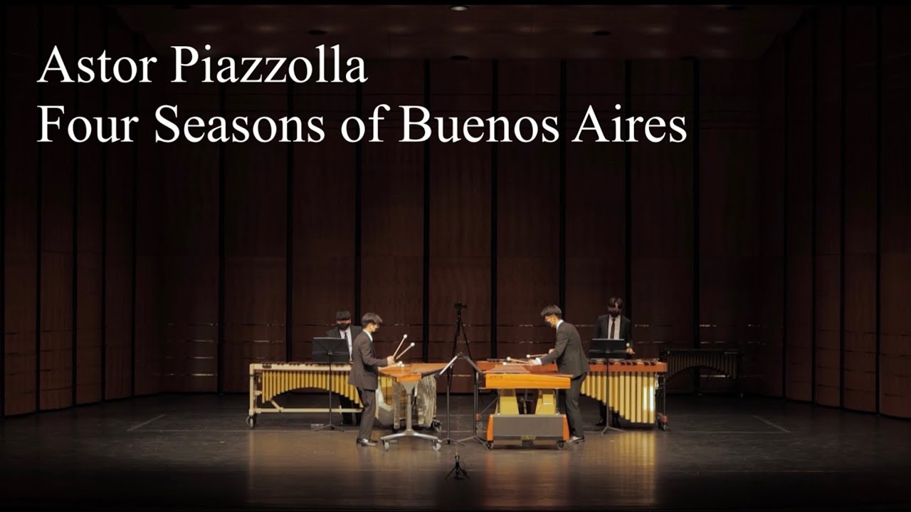 Astor Piazzolla - Four Seasons of Buenos Aires (marimba quartet version) Ensemble IDENTITÄT