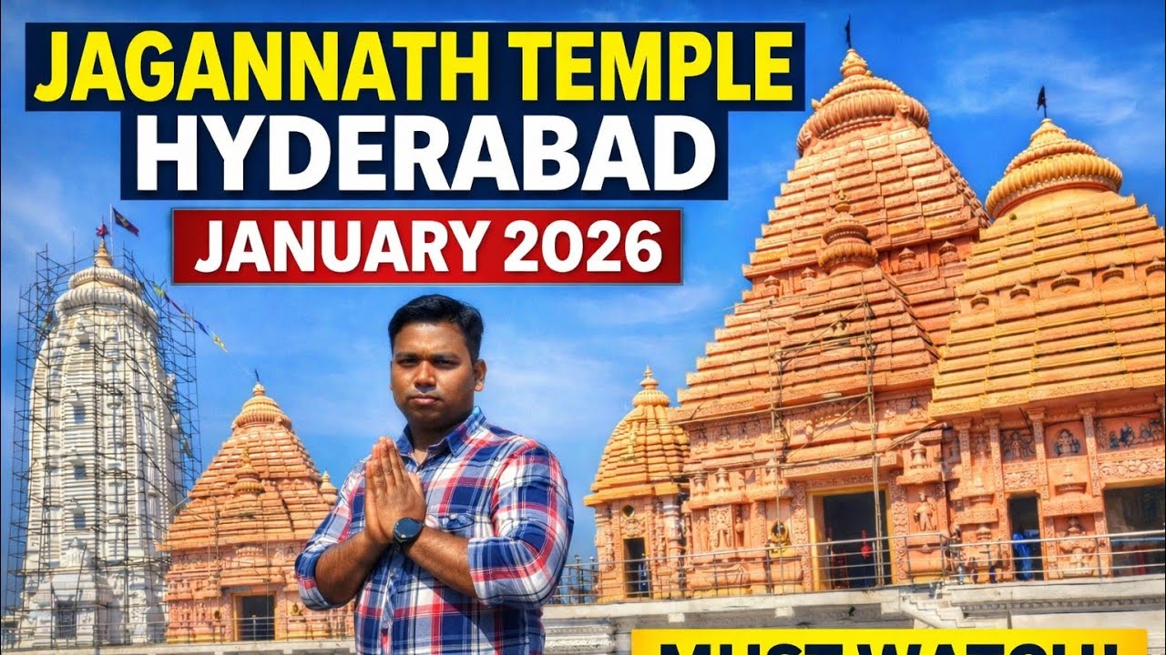 ⭕‼️⭕Jᴀʏ Jᴀɢᴀɴɴᴀᴛʜ🙌Jagannath Temple Hyderabad Complete Tour/ Information  Jan.16.2026 