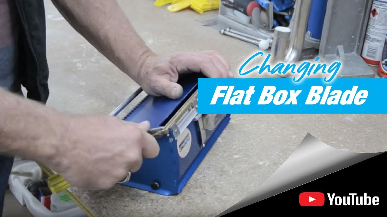Changing a Flat Box Blade
