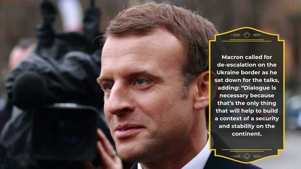 BIG TABLE Vladimir Putin holds talks with Emmanuel Macron from a distance over Ukraine