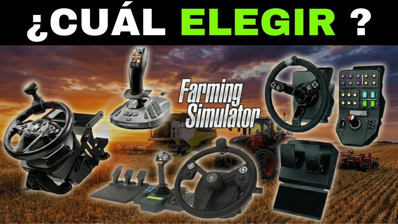 ✅ 7 Mejores Joysticks, Volantes y Paneles para FARMING SIMULATOR 25 🚜 Guia Completa