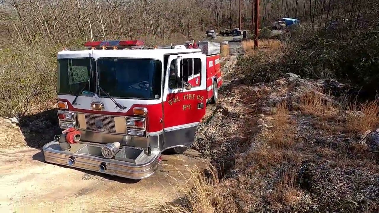 Off roading our Firetruck!!!