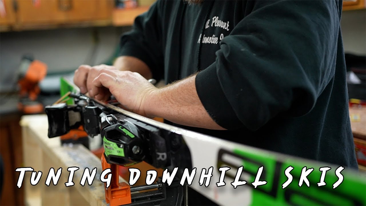How to Properly Tune Downhill Race Skis