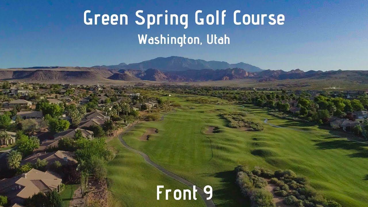 Front 9 of Green Spring Golf Course, Washington Utah