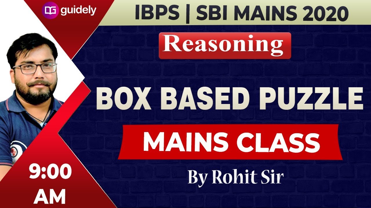 Box Based Puzzle | IBPS RRB PO /CLERK MAINS 2020 | By Rohit sir