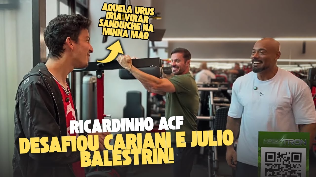 RICARDINHO ACF DESAFIOU CARIANI E JULIO BALESTRIN AO VIVO!