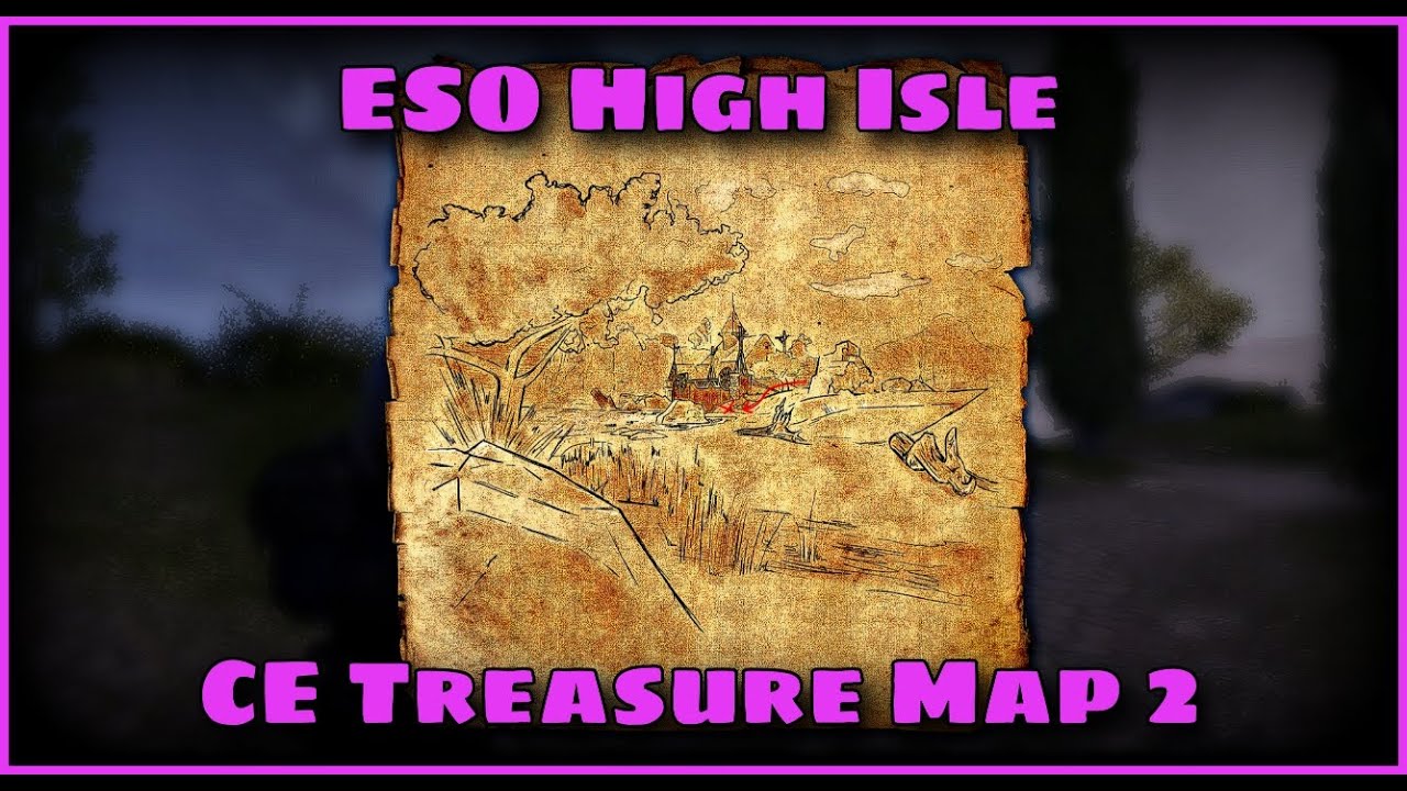 ESO High Isle CE Treasure Map 2 Location [ESO Treasure Maps]