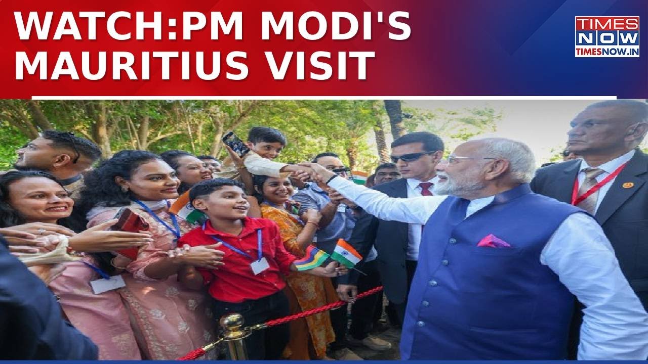 PM Modi in Mauritius: &ldquo;Deeply Touched&rdquo; by Warm Welcome from Indian Community| Latest News