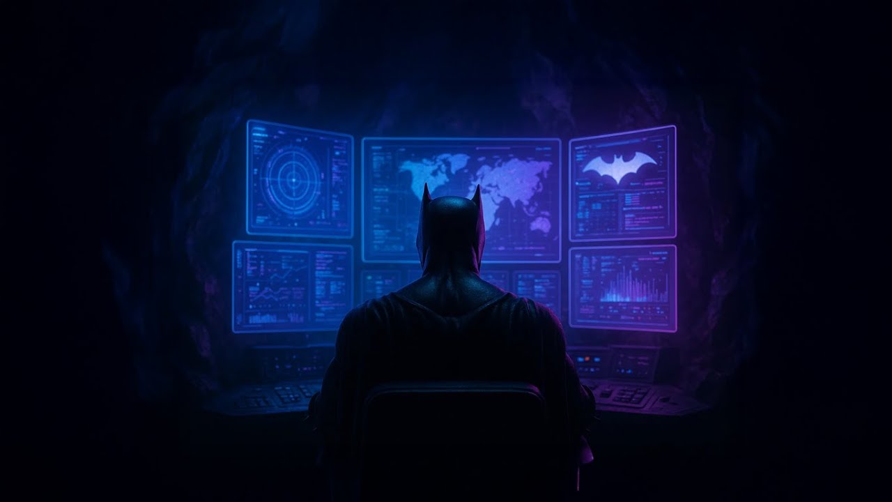 Batman Focus Synthwave 🦇 | Ambient Study Music in the Batcave (Deep Concentration Mix)