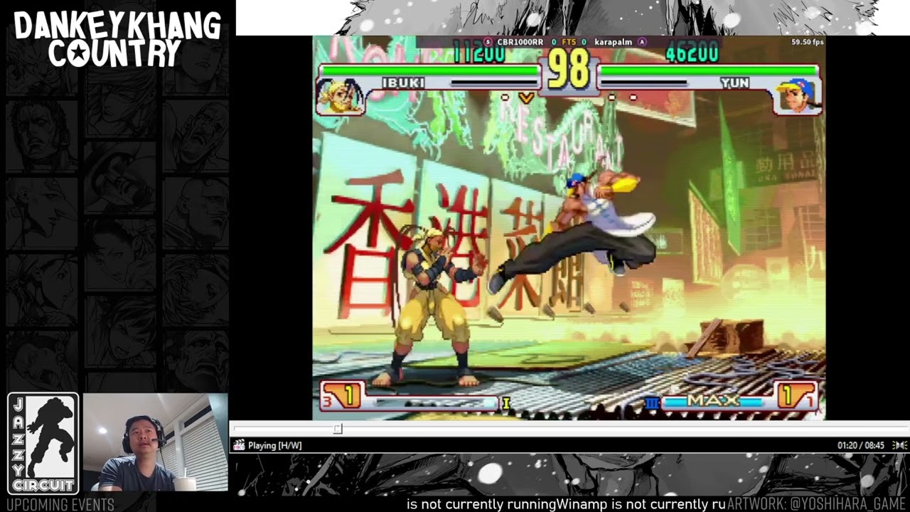 06/10/2024 - Replay Review: TenRen (IB) vs karapalm (YU)#Fightcade #sf33rd https://www.twitch.tv/exo
