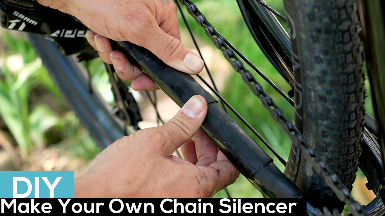 How to Quiet Bike Chain Slap with a DiY Chainstay Protector
