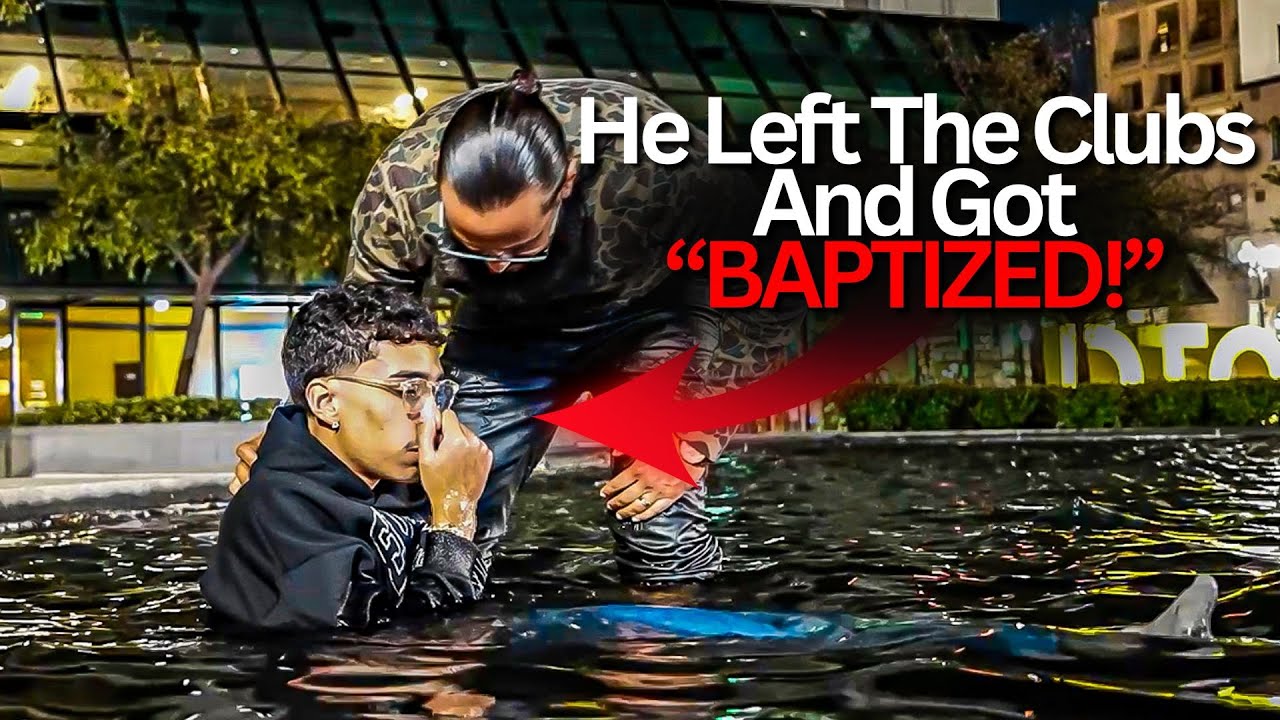 He left the clubs and got BAPTIZED!