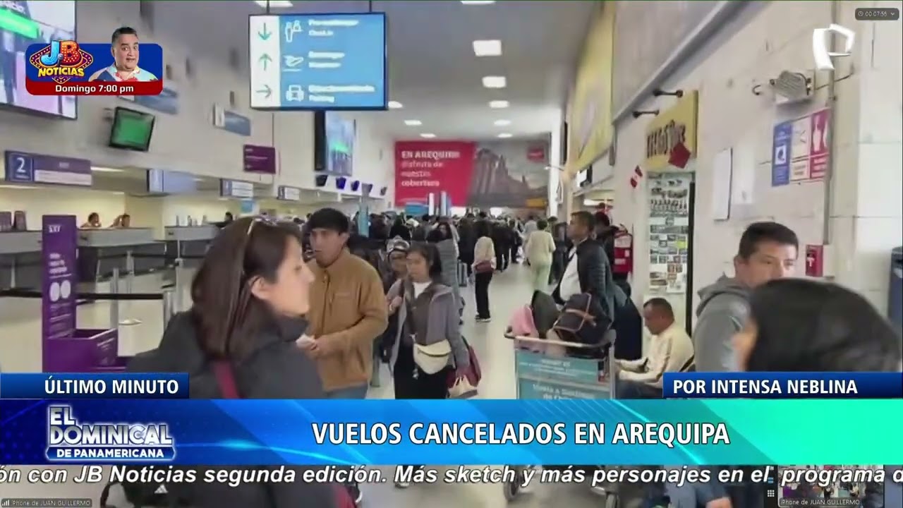 Arequipa: cancelan vuelos en Aeropuerto Alfredo Rodr&iacute;guez Ball&oacute;n por densa neblina