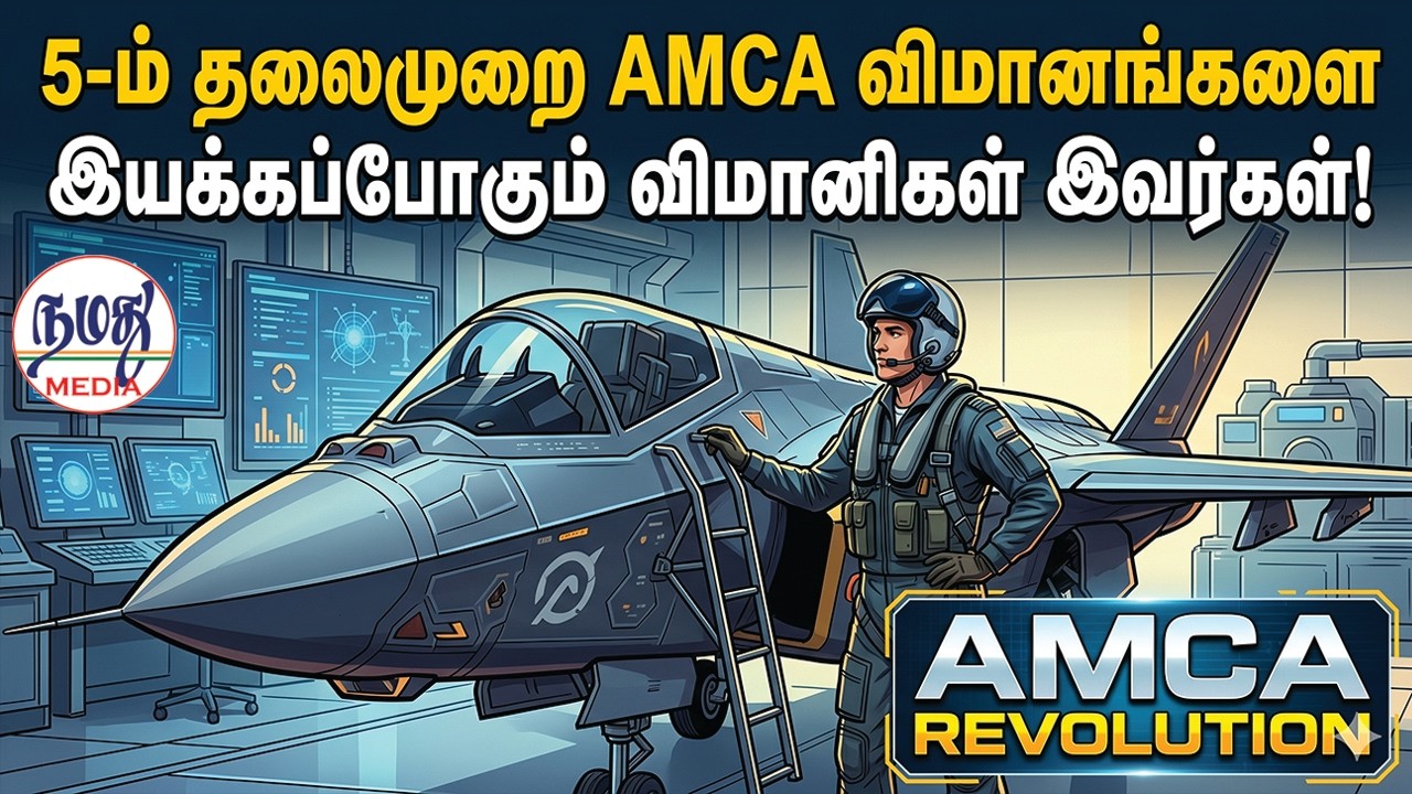 5-ம் தலைமுறை AMCA விமானங்களை இயக்கப்போகும் விமானிகள் இவர்கள்! | Namathu Media