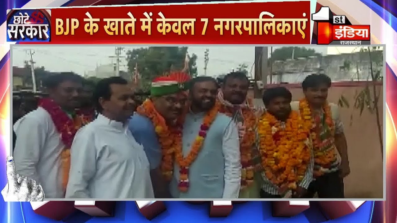 Local Body Election: Congress ने 22 नगर पालिका में भी मारी बाजी, BJP के खाते में सिर्फ 7
