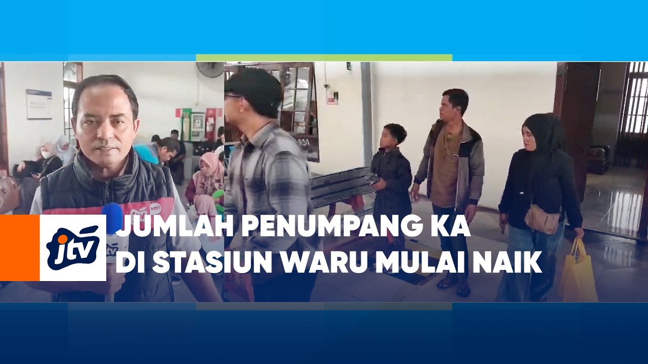 Jumlah Penumpang KA di Stasiun Waru Mulai Naik