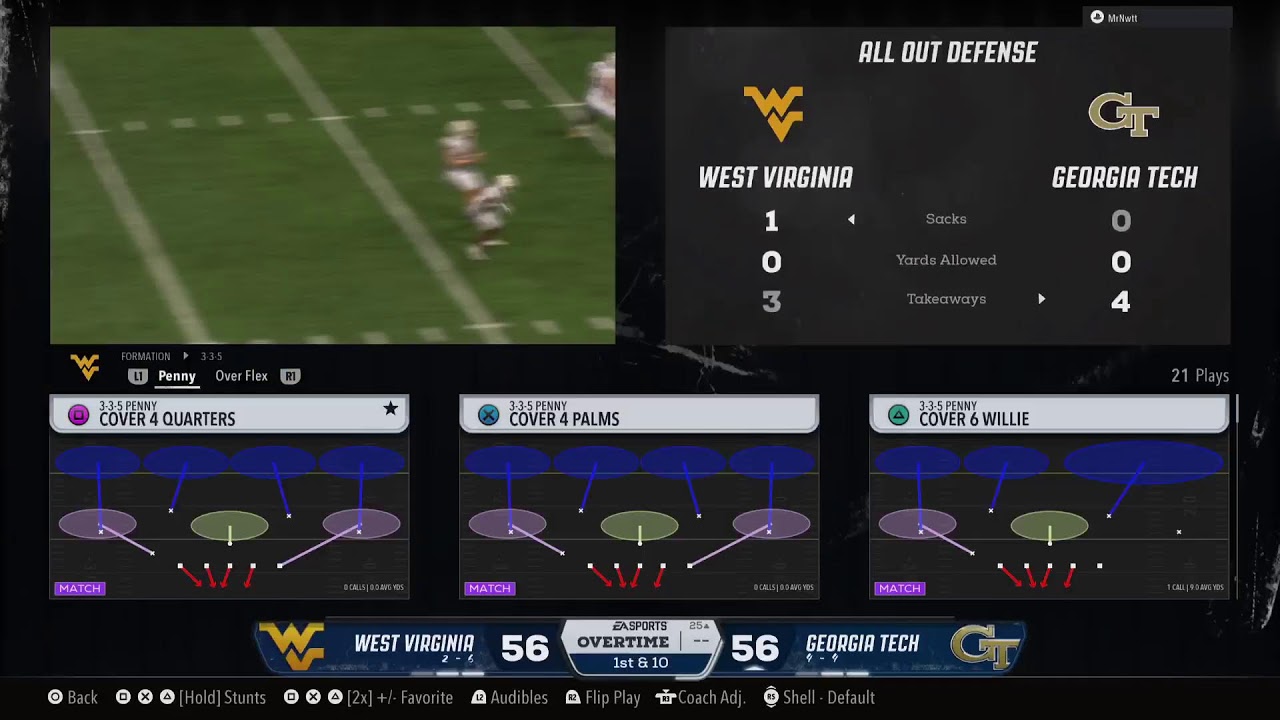 CF26 GEM WEST VIRGINIA vs Georgia Tech