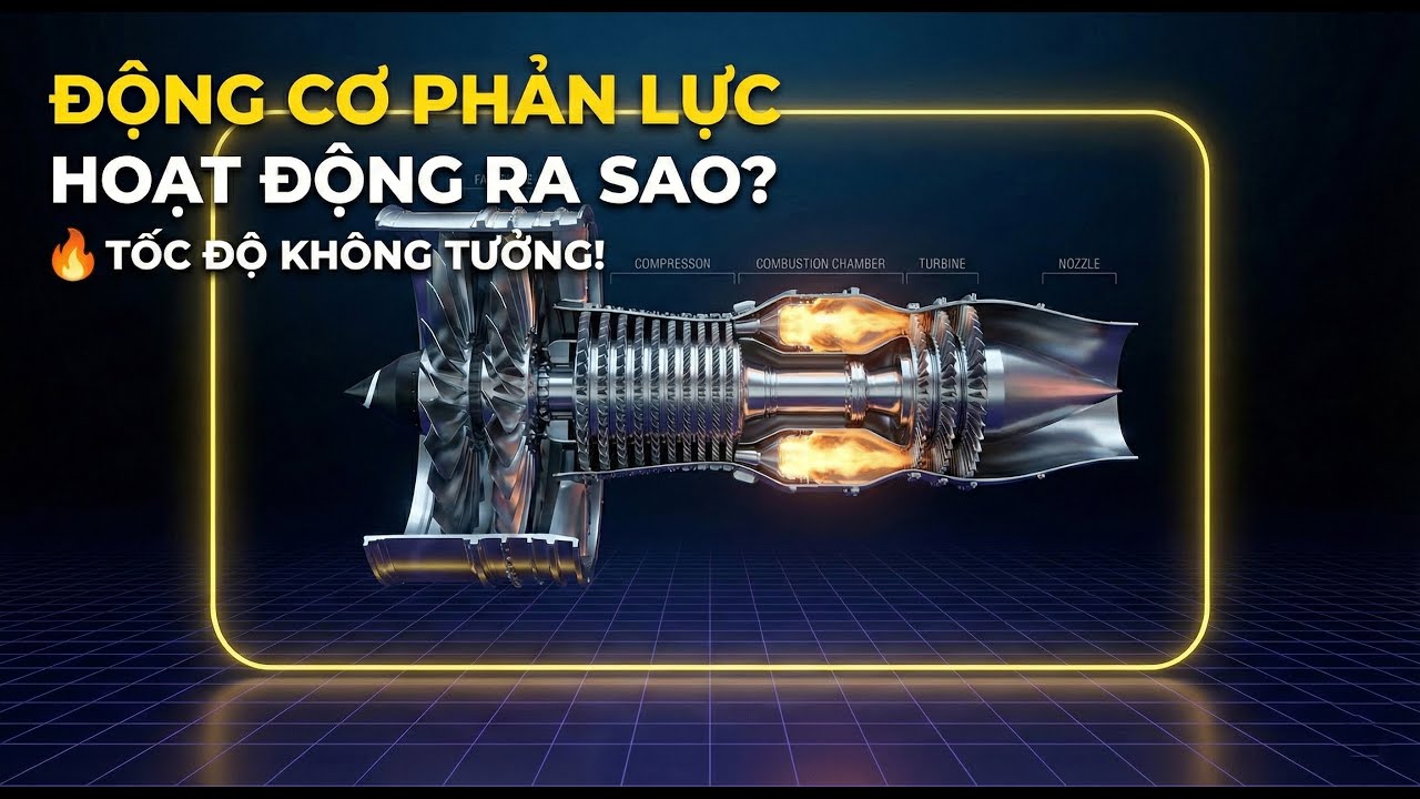 Động Cơ Máy Bay Phản Lực Hoạt Động Như Thế Nào? 🔥 Lực Đẩy Từ Không Khí! | Hộp Bí Ẩn