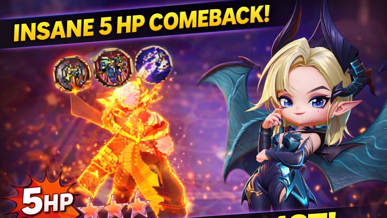 INSANE 5 HP COMEBACK 😱 From Last Place to 1st! | Magic Chess
