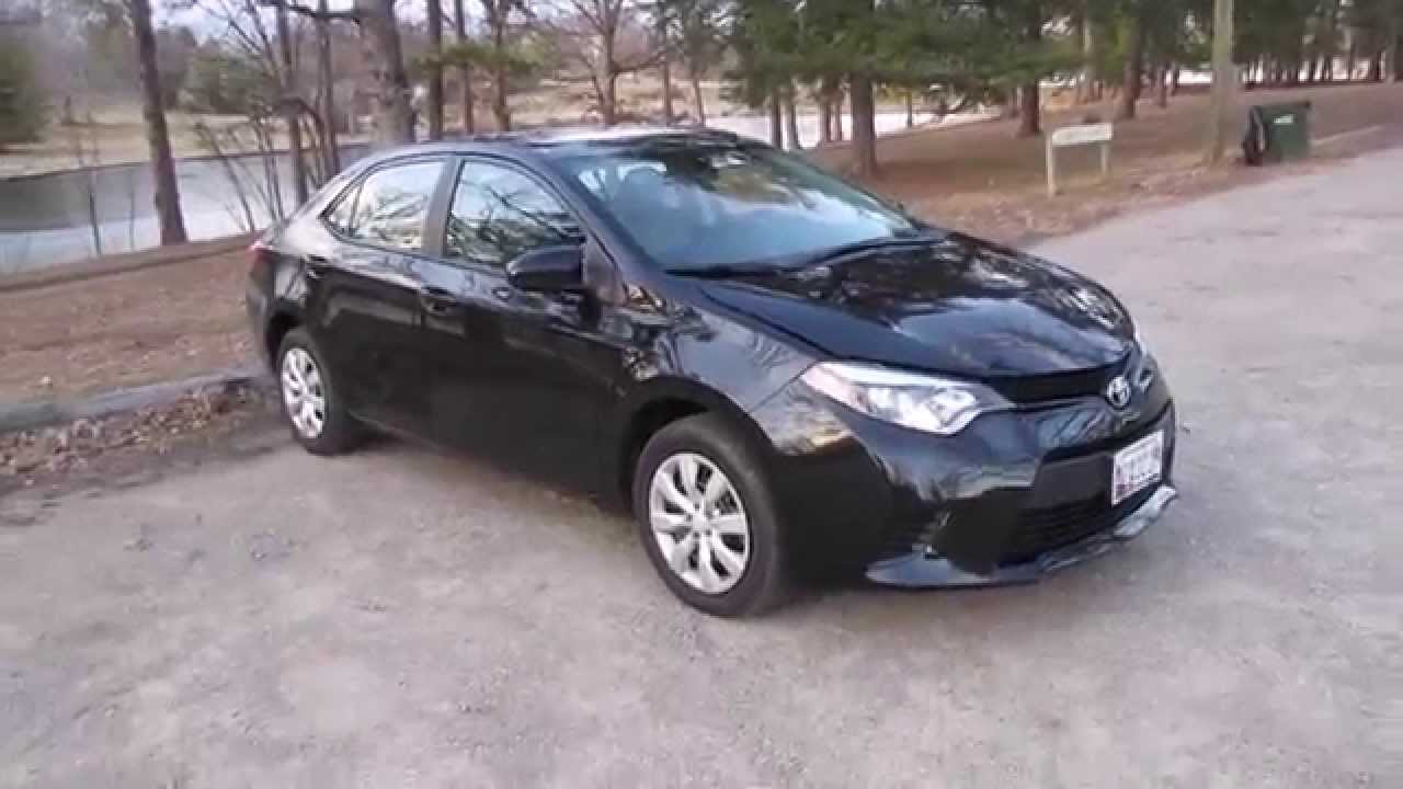 2014 Toyota Corolla LE Walkaround, Start up, Full tour and Review
