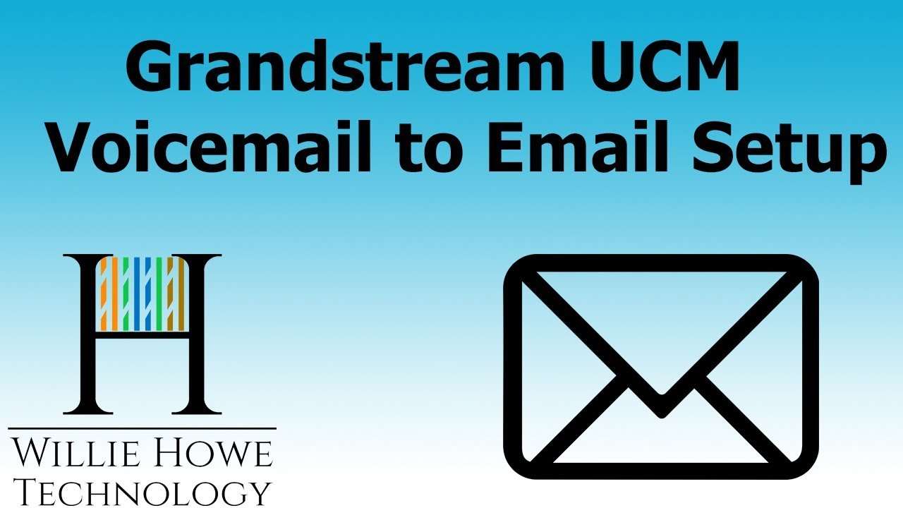 Grandstream UCM Voicemail to Email Setup