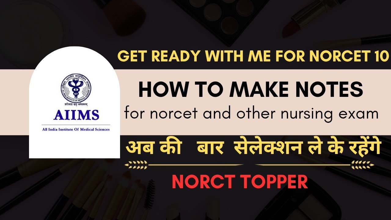 How to make notes for norcet/Notes making tricks and tips for all nursing exam 📝📑📒📔