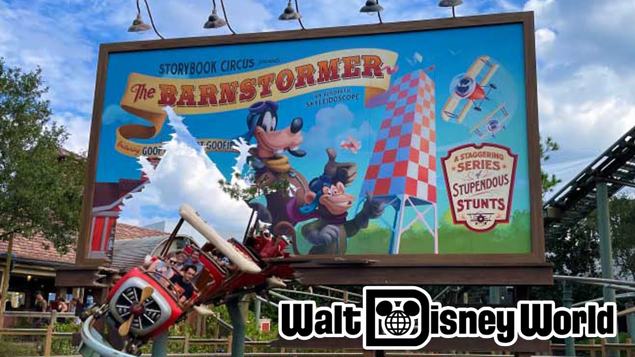 Barnstormer Ride-Through | Magic Kingdom Family Coaster POV 🎢