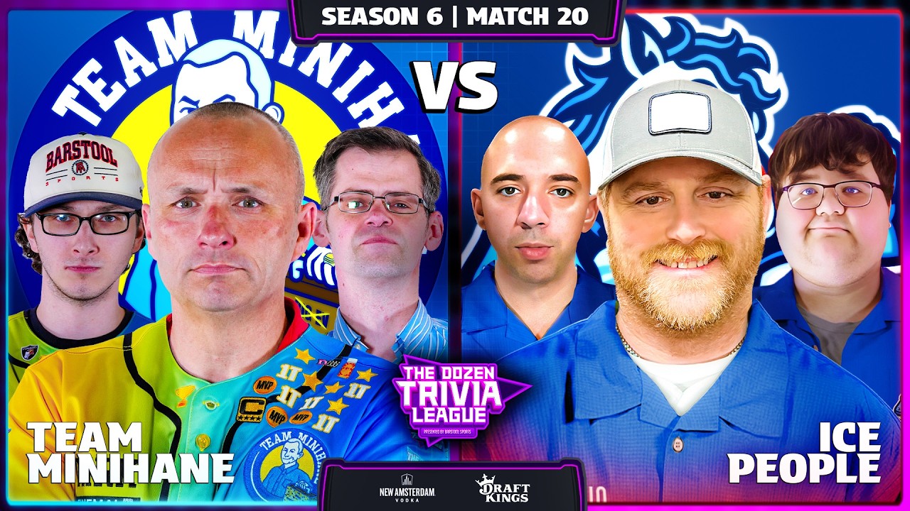 Minihane vs. Ice People | Season 6, Match 20 - The Dozen Trivia League