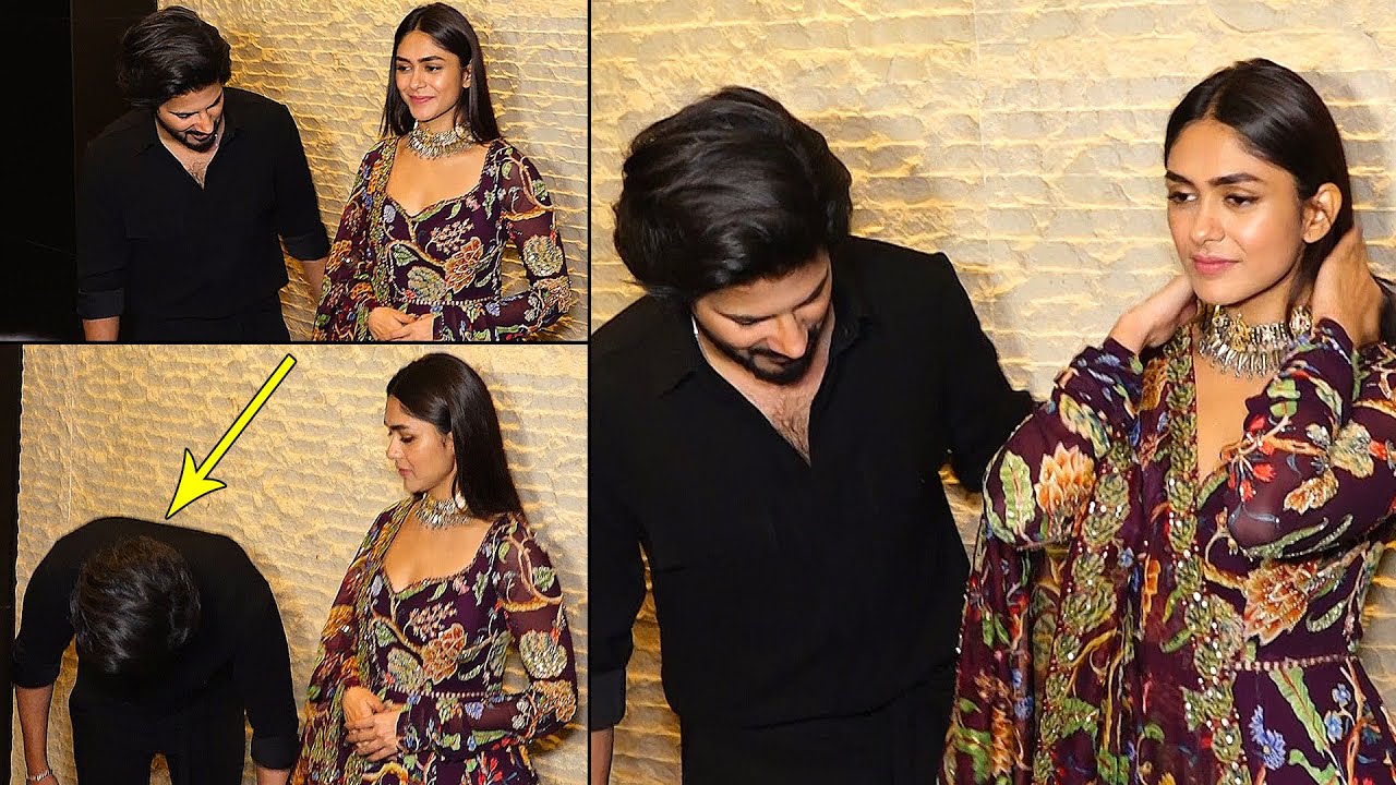 Dulquer Salmaan And Mrunal Thakur Latest Visuals At Sita Ramam Thank You Meet | News Buzz