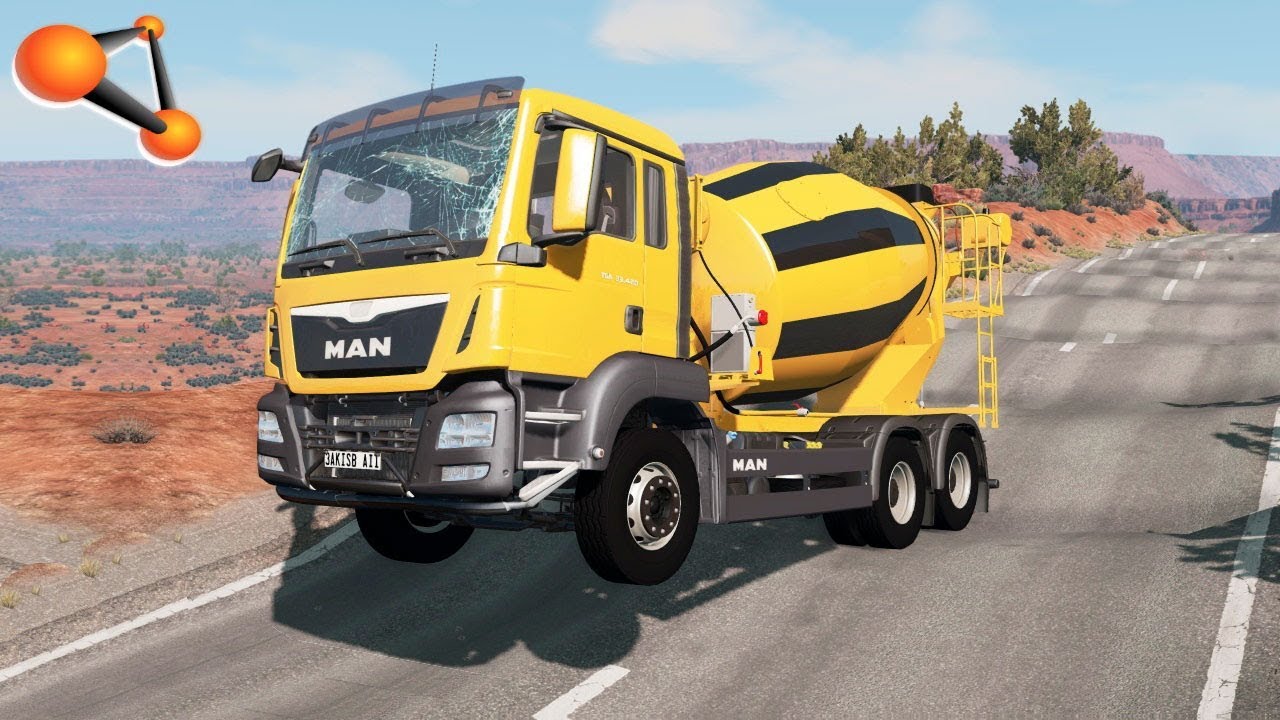 BeamNG.drive - Vehicles Bounce On Bumps In The Road