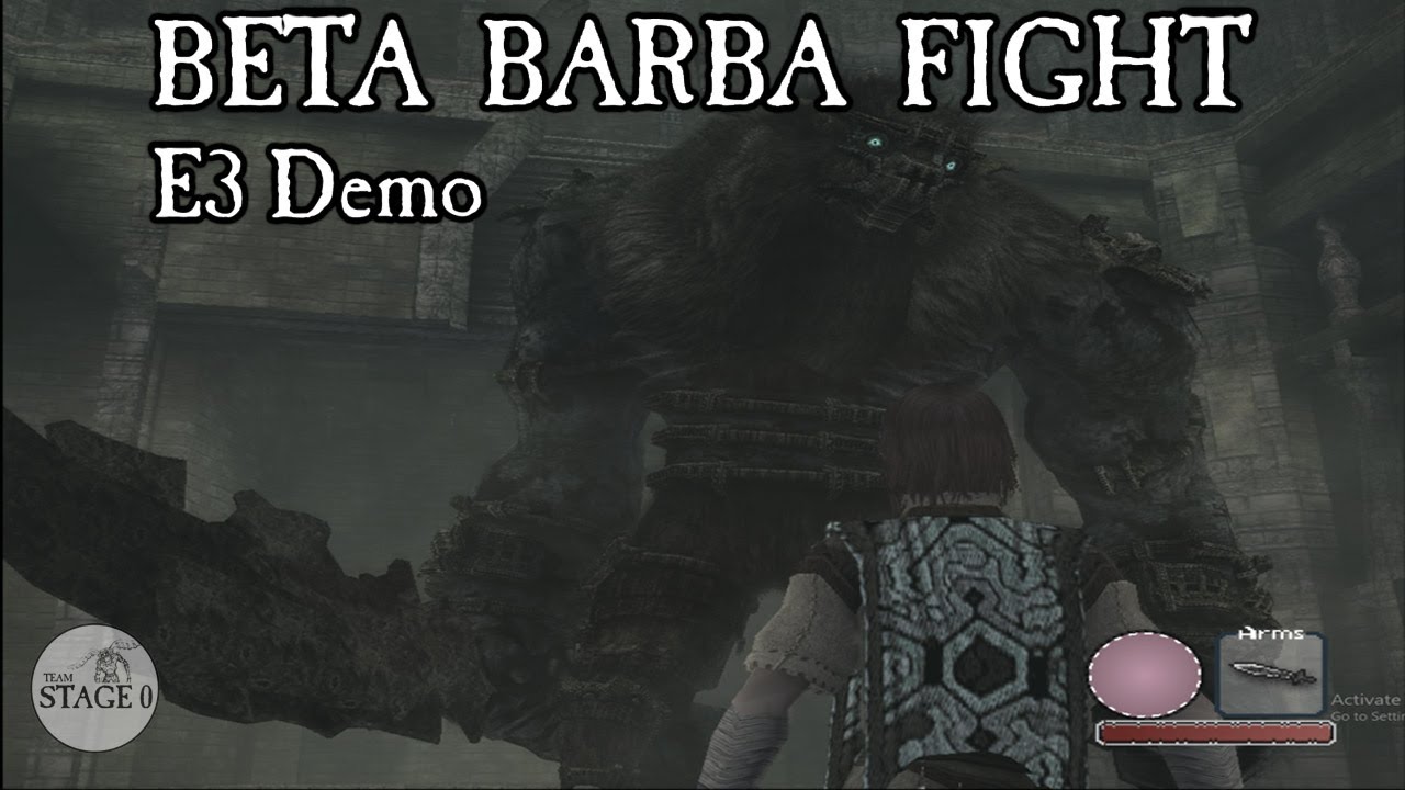 Shadow of the Colossus: E3 Demo Beta Barba Gameplay