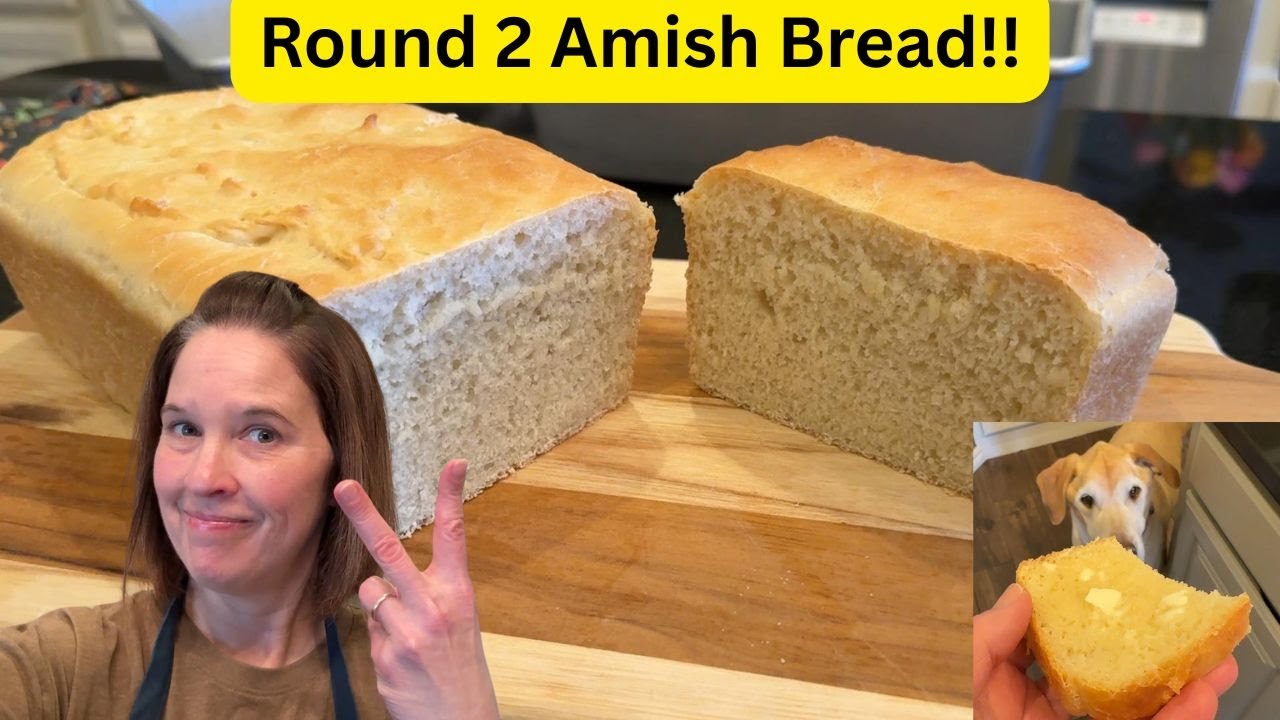 Вторая попытка испечь амишский хлеб! #lancasterpa #bread #amish #baking #amishfood