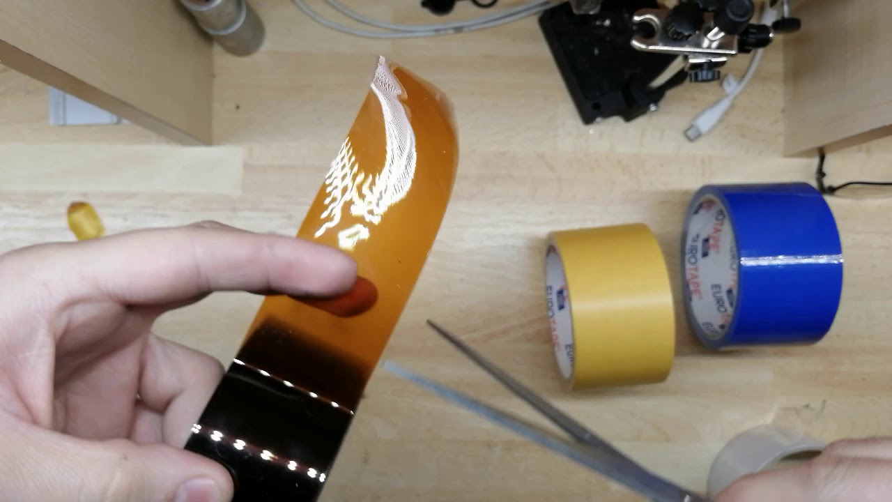 Test taśmy capton kapton coptain