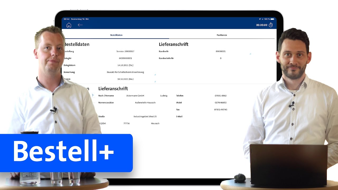 Arbeiten mit der Material App 