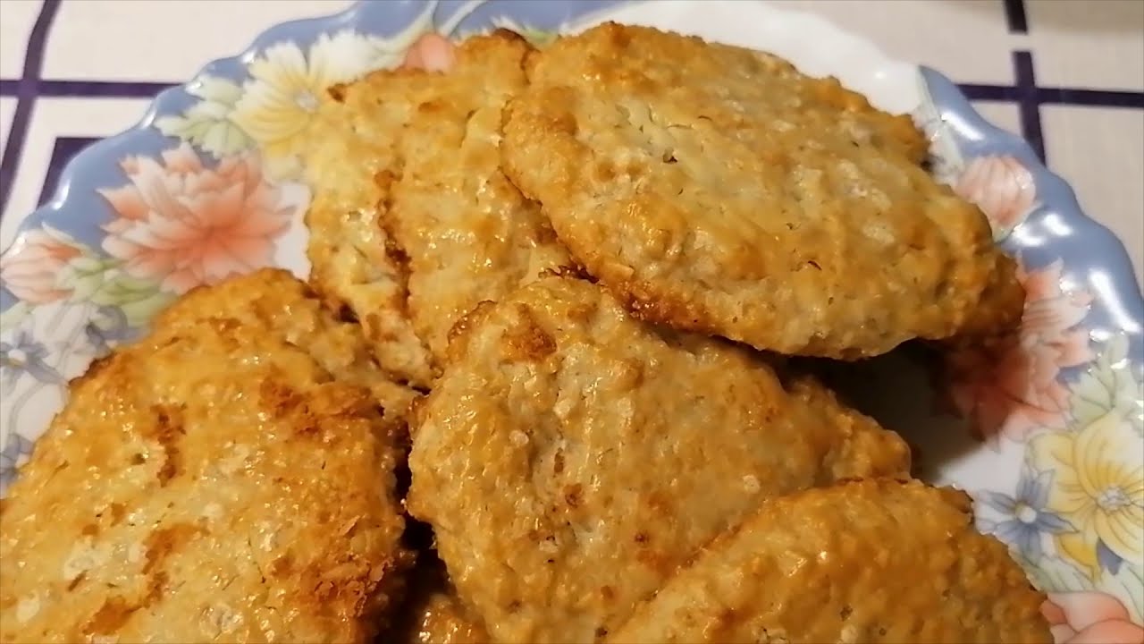 Овсяно-творожное печенье.  Без муки! Вкусно и полезно!
