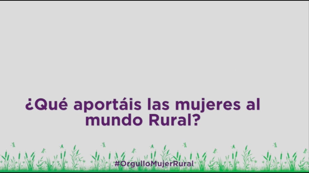 15 O D&iacute;a de la Mujer Rural 