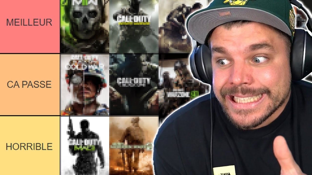 TIER LIST des CALL OF DUTY (C'est vous qui votez)
