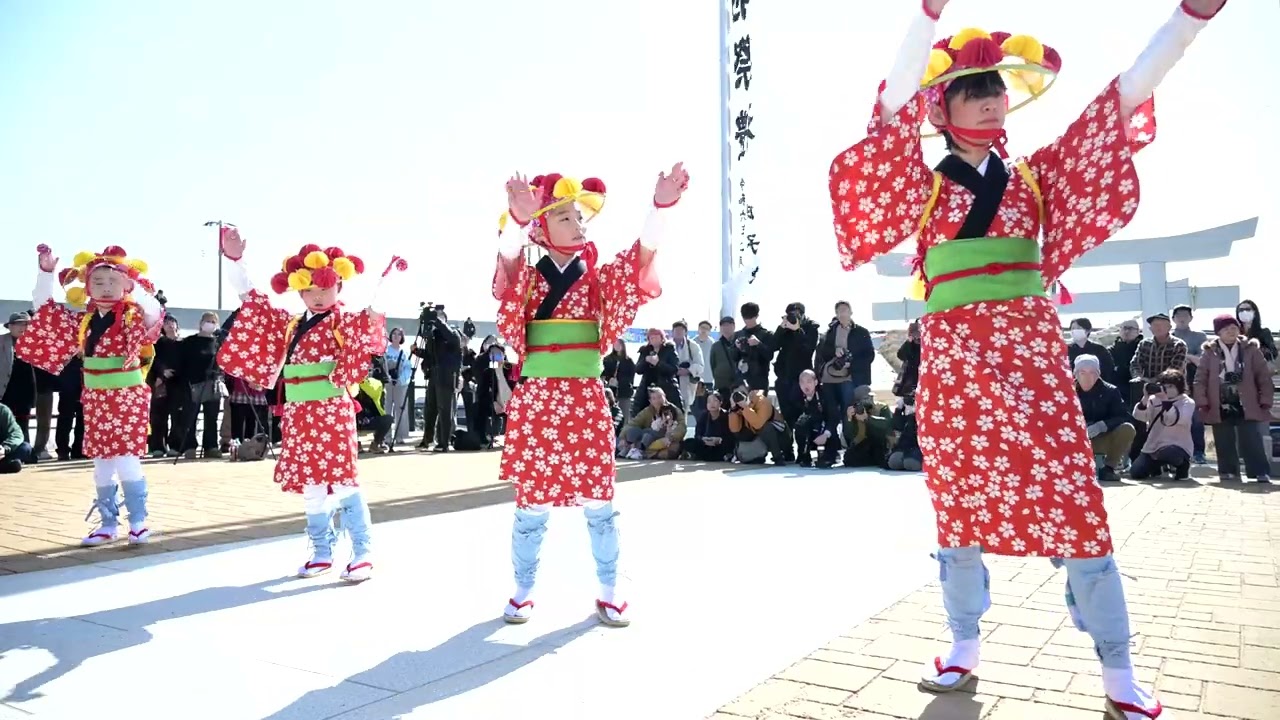 安波祭　2026年2月15日　請戸の田植踊　「伊勢音頭」「流山」福島県浪江町請戸