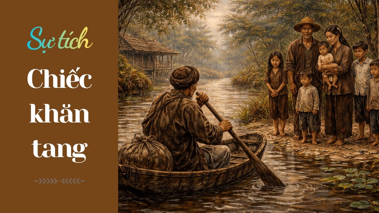 Sự tích chiếc khăn tang#chuyendangian