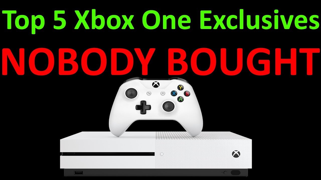 Top 5 Xbox One Exclusives That NOBODY BOUGHT!