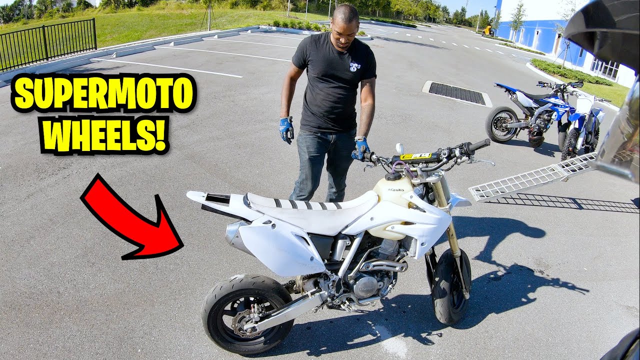 FIRST TIME RIDING A SUPERMOTO HONDA 150R!
